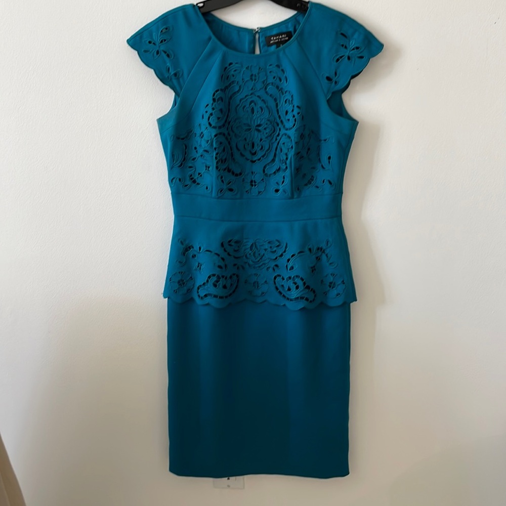 Tahari Peplum Dress size 0